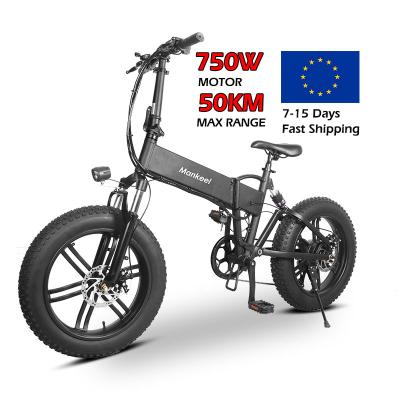 China Aluminum Alloy Mankeel USA Off Road Motorized Folding Electronic Bike Foldable E Bikes Adult Electric Bicycle for sale