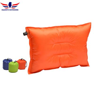 China Camping Pillows Inflatable Travel Air Pillow with Compact Bag and Multi Colors for sale