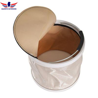 China Collapsible Bucket Water Storage Container Barrel with Lid Folding Wash Basin for sale