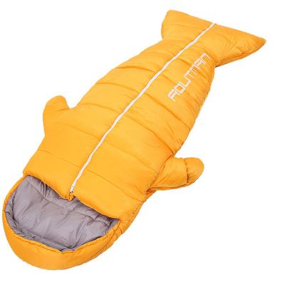 China Outdoor Reaching Out Lovely Cartoon Autumn Winter Child Camping Sleeping Bag for sale