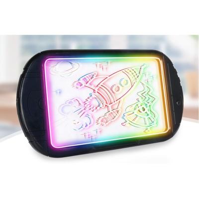 China 3D With Light Wholesale High Quality Fluorescent 3D Drawing Board With Light For Kids Educational Toy for sale