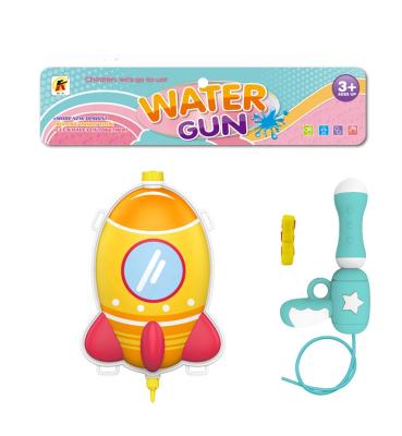 China Other Cheap Price Kids Pool and Beach Rocket Backpack Water Gun Summer Outdoor Toy for sale