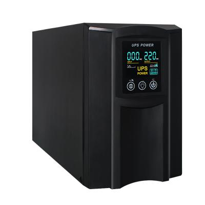 China Pure Electric Computer Short Circuit Sina Wave Ups LCD Display 2200va Ups Interactive Line Ups for sale