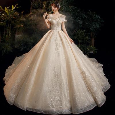 China Sexy Strapless Bride Ruffle Wedding Dress Breathable Off The Shoulders Wedding Dresses robe de mariage for sale