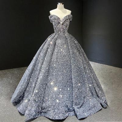 China Breathable Sequins Sparkle Formal Dress Sexy Sleeveless Even Dresses Luxury Dress 2021 for sale