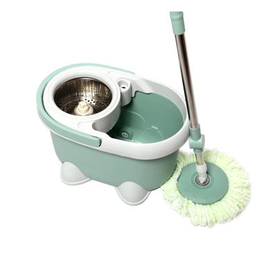 China Sustainable 360 ​​Degree Cleaning Rotating Magic Mop Quick Dry Rotation Mops Floor And Bucket Set Microfiber Lazy Mark for sale