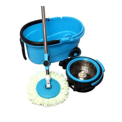 China Durable Mop Pad Twist Plastic Wet Mopping Metal Round Blue Stick Handle Slipers Deluxe Micrifiber Spin Wipes Dispenser for sale