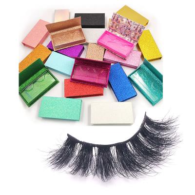 China Siberian Tapered Seller Thick 5D Natural Real Mink Eyelash Fluffy 3D Strip Mink Lashes for sale