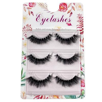 China Best 3D Volume Fashion Mink Eyelashes Mink 3D Welcome Eyelashes Mink Eyelashes for sale