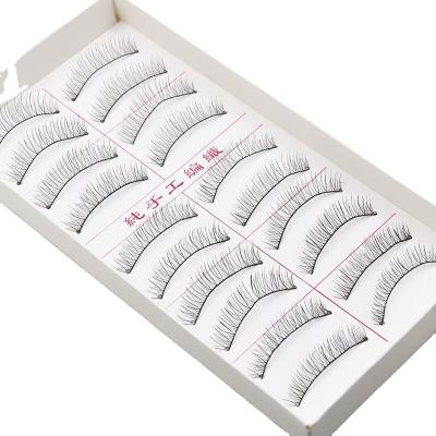 China Professional Manufacture False Eyelashes Strip Synthetic Eyelash Taiwan Crisscross Full Lashes for sale