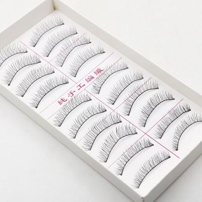 China High Quality Hand Made Natural False Eyelashes Custom Service Taiwan Professional Lash Seller Wholesale Eyelash for sale