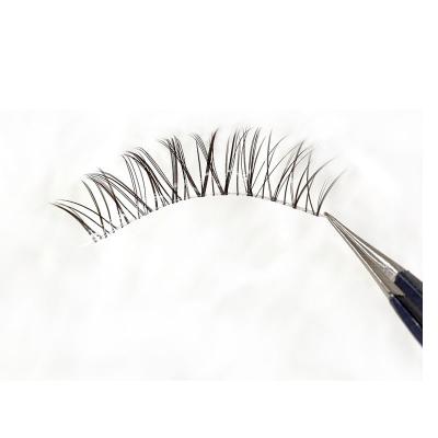 China Long Natural Clear Strip False Eyelashes Lashes 11mm Light Weight Clear Strip Natural Eye Lashes for sale