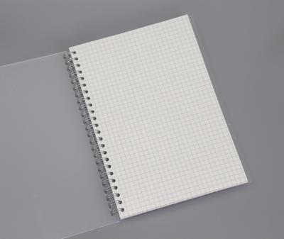 China Custom Spiral One Color Printing Wholesale Price Point Grid Notebook for sale