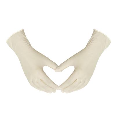 China Universal Disposable Medical/Experiment/Food Latex Glovees Skin Color for sale