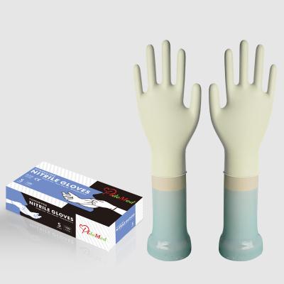 China PideMed White Nitrile Glovees Cheap Price Nitrile Glovees Cleansing Medical / Experience / Food / Review for sale