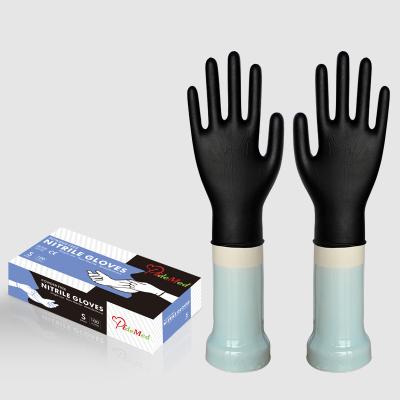 China Experiment/Foods/Black Nitrile Latex Disposable Glovess Powder Free Cleaning Examination Gloves Malaysia Manufacturer for sale