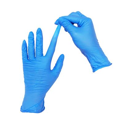 China Malaysia textured wholesale i-glove safety work exam coated powder free nitrile disposable glovee for sale