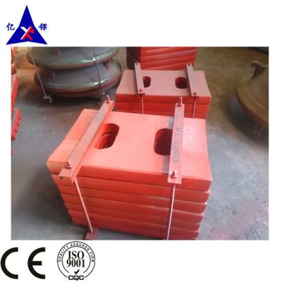 China Long using time toggle plate for custom or standard jaw crusher. for sale