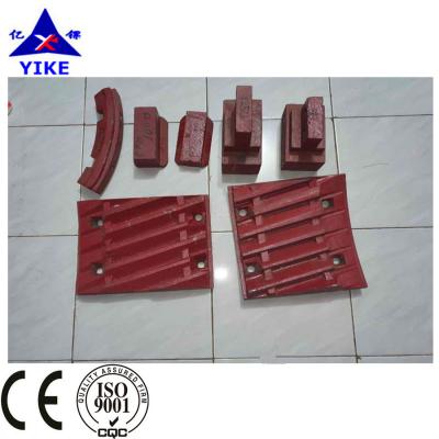 China Hammer Crusher PLFC 1250 Hammer Liner Plate Block HAMMER HEAD, IMPACT PLATE, HIGH CRUSH BAR, for sale