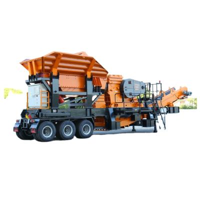 China CW710J Stone Crushing Jaw Crusher Machine Wheeled Mobile CW Wheeled Mobile Range for sale