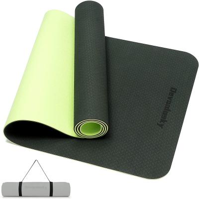 China 2022 Eco-friendly Trending Yoga Products Fitness Travel Mat Hemp Yoga Mat Yoga With Logo for sale