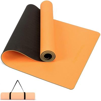 China Wholesale Eco-Friendly Private Label Thick Custom Printed Eco Friendly Yoga Mat Foldable Yoga Mat 6mm for sale