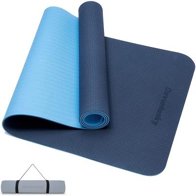 China Exercise Gym Workout Eco-Friendly Home Sports Non Slip Custom Eco-Friendly Fitness Branded Yoga Matt Tape Yoga Mat for sale