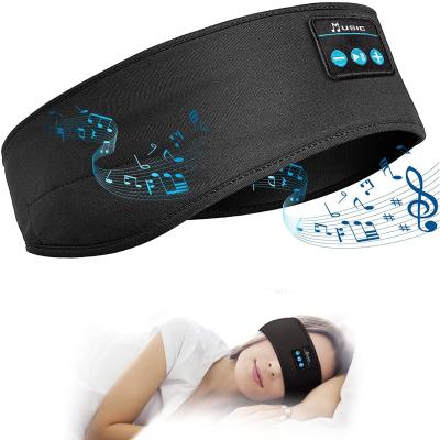 China Headband The New Design Sleep Tooth Earphone Knitting Blue Wireless Headband for sale