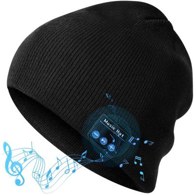 China Amazon Winter Warm Blue Tooth Music JOINT Hot Selling Knitting Cordless Hats for sale