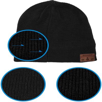 China Factory Direct Sale COMMON Wool Knitting Wireless Earphone Beanie Hat Wholesale for sale