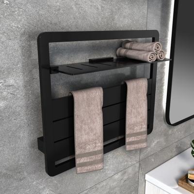 China Single Heater Wall Mounted Graphene Towel Rack CE Certificate Electric Special Towel Warmer Drying Rack for sale