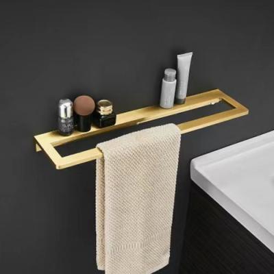 China OEM High Service Fashion Guality Gold Aluminum Towel Rack for sale