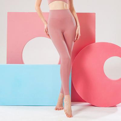 China Breathable Women Love Comfy Breathable High Elastic Tights Quick Dry Butt Slip Sports Solid Color Leggings Pocket for sale