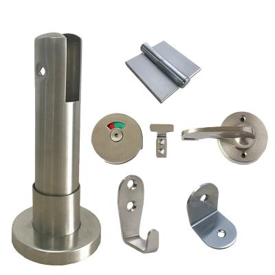 China Hot Sale Anti Corrosion Toilet Partition Accessories 304 Stainless Steel Bathroom Compartment Fittings for sale