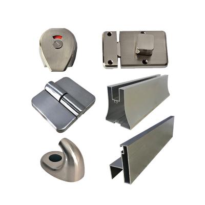 China Anti Corrosion Best Selling Toilet Partition Accessories Set Toilet Compartment Fittings for sale