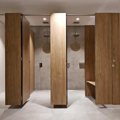 China Laminate Design Customer Hotel Anti Corrosion Hpl Shower Room Gym Toilet Sever System for sale