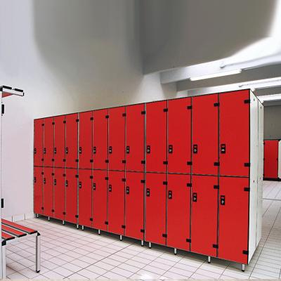 China Simple Modern Hot Sale Durable Hpl Factory Personnel Locker Storage Locker Room for sale