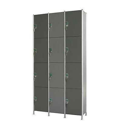 China Simple Modern Factory Durable Hpl Staff Locker Storage Changing Room For Office Building for sale