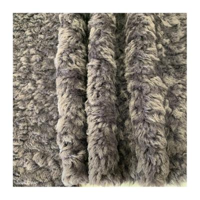 China Auto Upholstery Faux Fur Emboss Fabric Artificial Fur Fabrics Synthetic Fur for sale