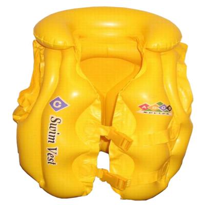 China Portable Inflatable PVC Life Swim Vest For Adults Hose Safety Vest for sale