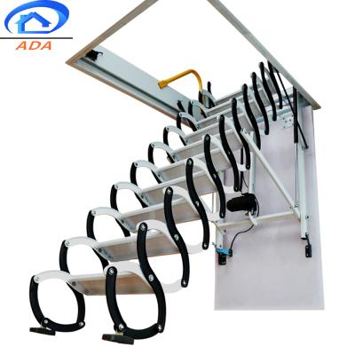 China Folding Ladders Attic Remote Control Folding Electric Step Ladder for sale