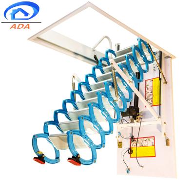 China Folding Ladders Strong Safe Ladders Aluminum Telescopic Electric Attic Ladder for sale