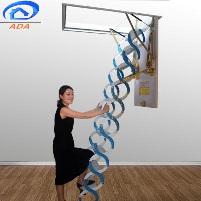 China Folding Ladders Carbon Steel Widened Hydraulic Telescopic Scissor Chains Ladder for sale