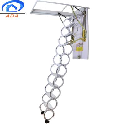 China Folding Ladders Excellent Quality Carbon Steel Attic Ladder for sale