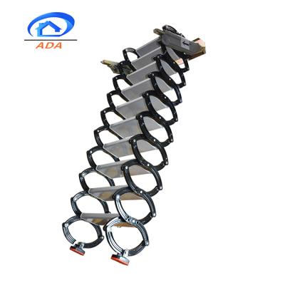 China Lightweight Titanium-Magnesium Alloy Folding Ladders Outdoor Stairs Foldable Extension Ladder for sale