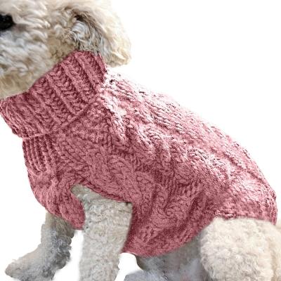 China Winter Sustainable Dog Clothes Puppy Knitting Warm Wool Equipment Pet Clothes For Small Medium Dogs Chihuahua Teddy French Bulldog Clothes for sale