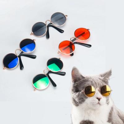 China Viable Pet Cat Glasses Dog Glasses Pet Products For Small Dog Cat Eye Wear Dog Sunglasses Photos Props Accessories Pet Toys Supplies for sale