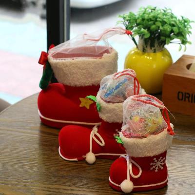 China Funny Christmas Felt Cheap Wholesale Eco-friendly And Reusable 2021 Christmas Socks 3d Christmas Stocking Stuff Mini Small Lovely for sale