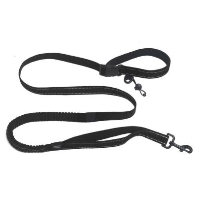 China Amazon New Pet Dog Multifunctional Outdoor Reflective Elastic Explosion Proof Running DETACHED Leash Amazon Running Leash for sale