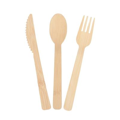 China Cheap Factory Price Grade B Quality 17cm Disposable Bamboo Cutlery Eco - Friendly for sale